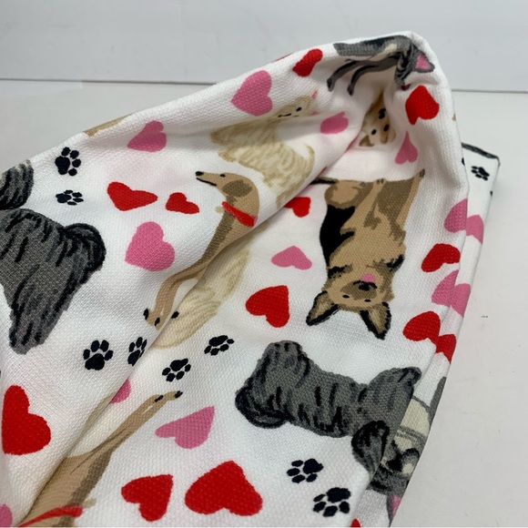 NWT. Casaba. set of 2 dog kitchen towels with multiple dog breeds - Picture 7 of 9